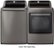 Alt View Zoom 11. LG - 5.5 Cu. Ft. High-Efficiency Smart Top-Load Washer with TurboWash3D Technology - Graphite steel.