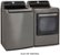 Alt View 12. LG - 5.5 Cu. Ft. High-Efficiency Smart Top Load Washer with TurboWash3D Technology - Graphite Steel.