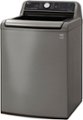 Left Zoom. LG - 5.5 Cu. Ft. High-Efficiency Smart Top-Load Washer with TurboWash3D Technology - Graphite steel.