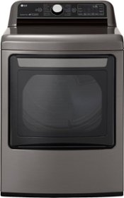 LG – 7.3 Cu. Ft. Smart Electric Dryer with Steam and Sensor Dry – Graphite Steel