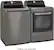 Alt View 12. LG - 7.3 Cu. Ft. Smart Gas Dryer with Steam and Sensor Dry - Graphite Steel.