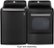 Alt View Zoom 11. LG - 5.5 Cu. Ft. High-Efficiency Smart Top Load Washer with Steam and TurboWash3D Technology - Black steel.