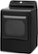 Alt View 1. LG - 7.3 Cu. Ft. Smart Electric Dryer with Steam and Sensor Dry - Black Steel.
