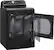 Alt View 16. LG - 7.3 Cu. Ft. Smart Gas Dryer with Steam and Sensor Dry - Black Steel.