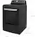 Alt View 24. LG - 7.3 Cu. Ft. Smart Gas Dryer with Steam and Sensor Dry - Black Steel.
