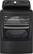 Alt View 3. LG - 7.3 Cu. Ft. Smart Gas Dryer with Steam and Sensor Dry - Black Steel.