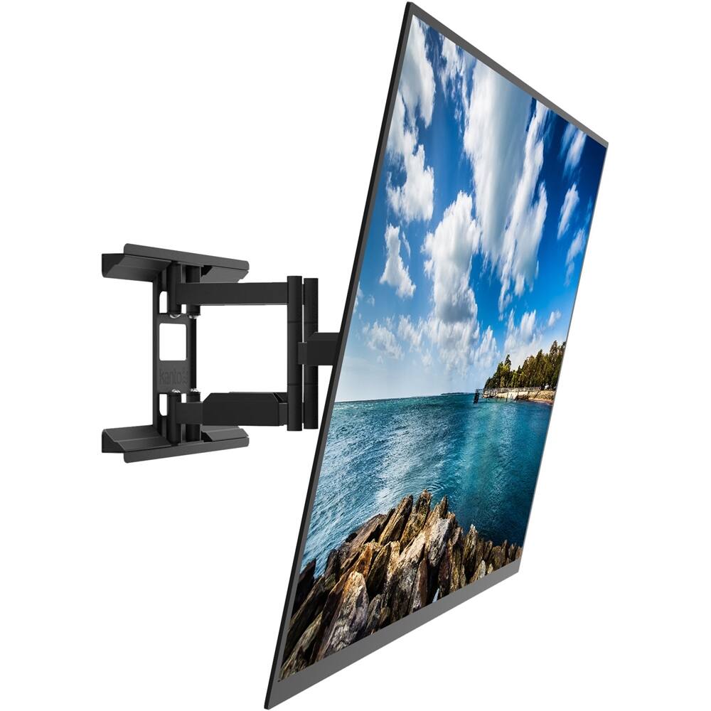 Alt View 20. Kanto - Full-Motion TV Wall Mount for Most 34" - 65" TVs - Extends 17" - Black.