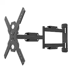Front. Kanto - Full-Motion TV Wall Mount for Most 30" - 70" TVs - Extends 27.6" - Black.