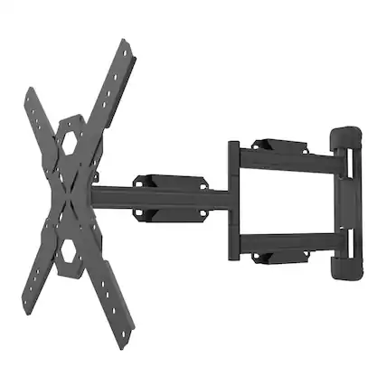 Front. Kanto - Full-Motion TV Wall Mount for Most 30" - 70" TVs - Extends 27.6" - Black.