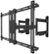 Front Zoom. Kanto - Full-Motion Corner TV Wall Mount for Most 37" - 70" TVs - Black.