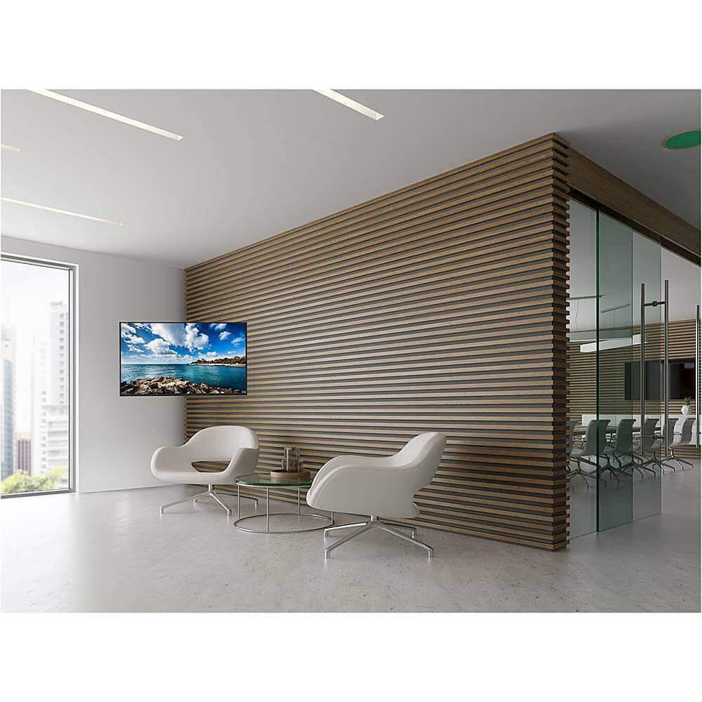 Alt View 12. Kanto - Full-Motion Corner TV Wall Mount for Most 37" - 70" TVs - Black.