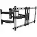Alt View 13. Kanto - Full-Motion Corner TV Wall Mount for Most 37" - 70" TVs - Black.