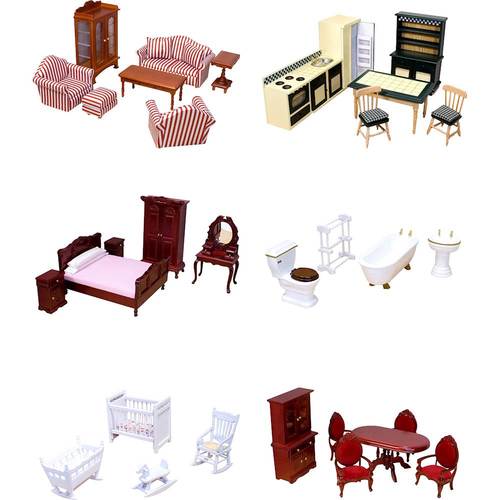 Melissa & Doug - Dollhouse Furniture Set