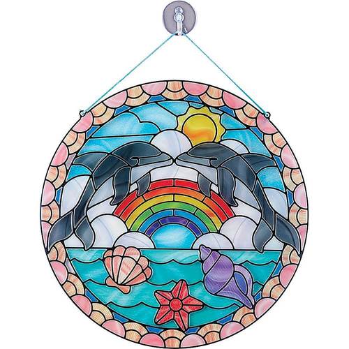 Melissa & Doug - Stained Glass Made Easy - Dolphins