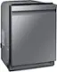 Angle. Samsung - AutoRelease Dry Smart Built-In Stainless Steel Tub Dishwasher with 3rd Rack, Linear Wash, 39dBA - Stainless steel.
