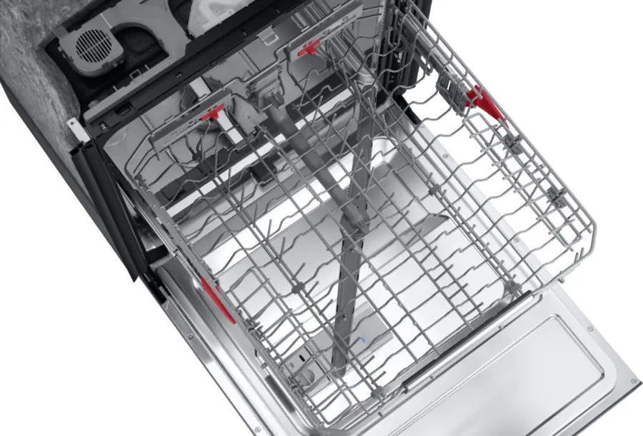 Alt View 17. Samsung - AutoRelease Dry Smart Built-In Stainless Steel Tub Dishwasher with 3rd Rack, Linear Wash, 39dBA - Stainless steel.