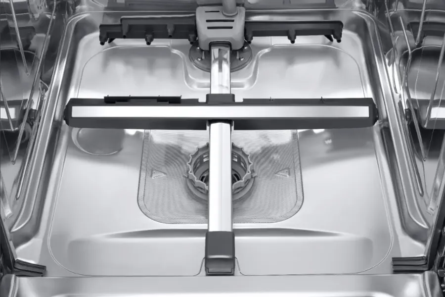 Alt View 20. Samsung - AutoRelease Dry Smart Built-In Stainless Steel Tub Dishwasher with 3rd Rack, Linear Wash, 39dBA - Stainless steel.