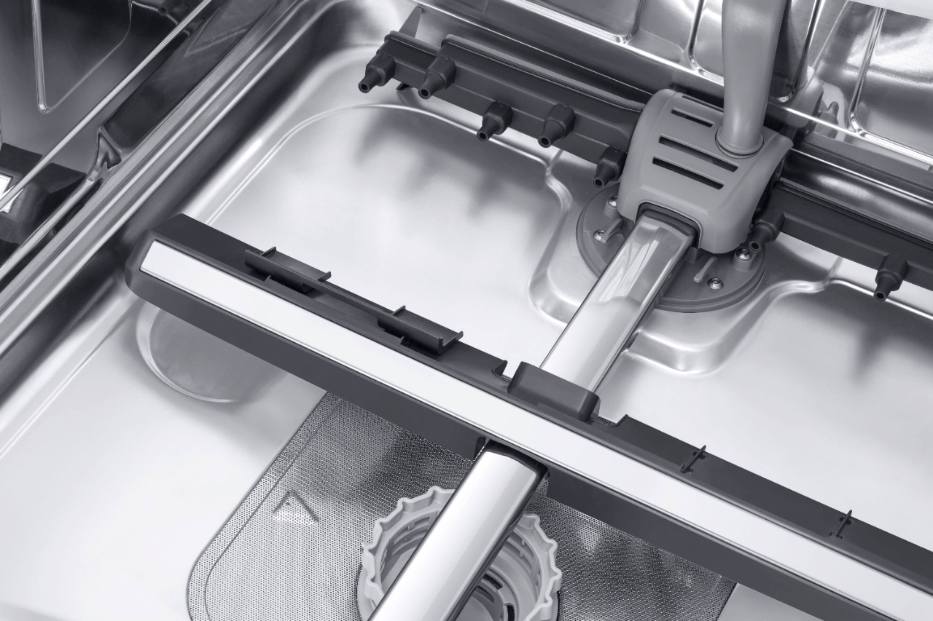 Alt View 21. Samsung - AutoRelease Dry Smart Built-In Stainless Steel Tub Dishwasher with 3rd Rack, Linear Wash, 39dBA - Stainless steel.