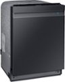 Angle Zoom. Samsung - Linear Wash 24" Top Control Built-In Dishwasher with AutoRelease Dry, 39 dBA - Black stainless steel.