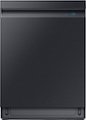 Front Zoom. Samsung - Linear Wash 24" Top Control Built-In Dishwasher with AutoRelease Dry, 39 dBA - Black stainless steel.