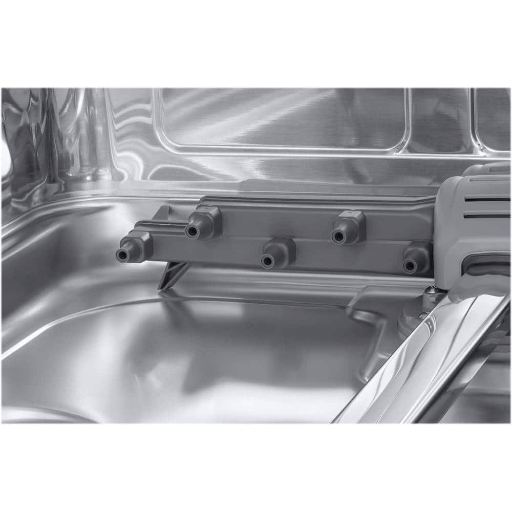 Alt View 23. Samsung - AutoRelease Dry Smart Built-In Stainless Steel Tub Dishwasher with 3rd Rack, Linear Wash, 39dBA - Black stainless steel.