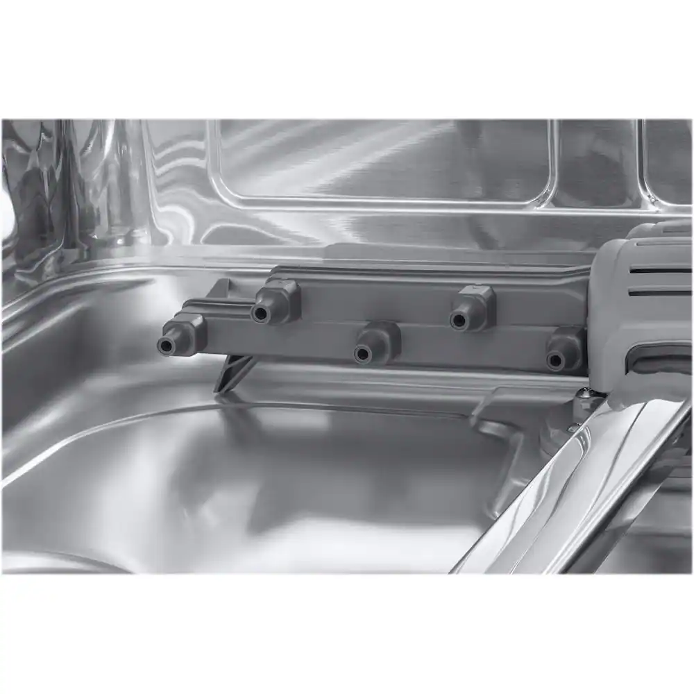 Alt View 23. Samsung - AutoRelease Dry Smart Built-In Stainless Steel Tub Dishwasher with 3rd Rack, Linear Wash, 39dBA - Black stainless steel.