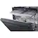 Alt View 24. Samsung - AutoRelease Dry Smart Built-In Stainless Steel Tub Dishwasher with 3rd Rack, Linear Wash, 39dBA - Black stainless steel.