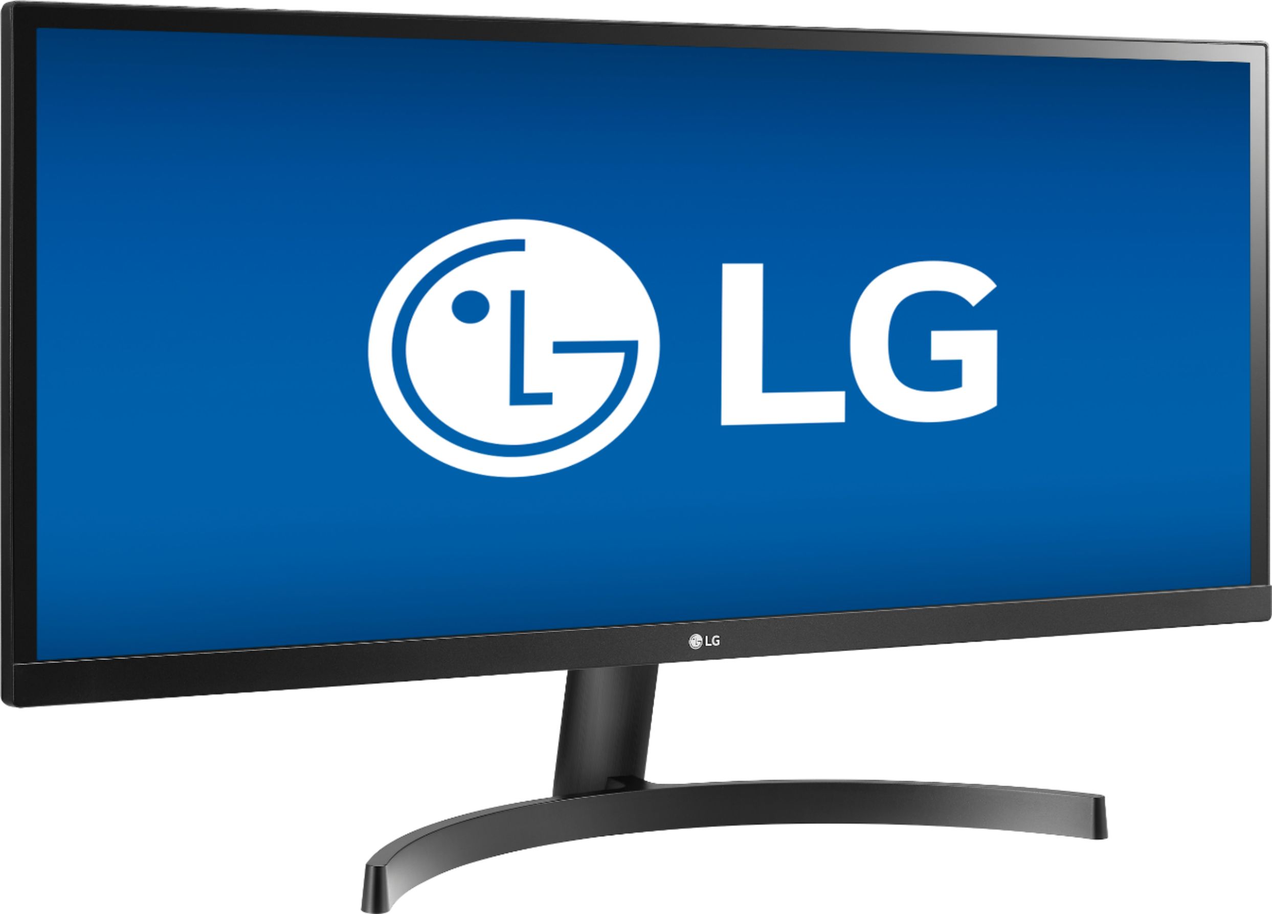 Angle View: LG - 34WL500-B 34" IPS LED UltraWide FHD FreeSync Monitor with HDR (HDMI) - Black
