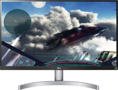 LG - 27UL600-W 27" IPS LED 4K UHD FreeSync Monitor with HDR (DisplayPort, HDMI) - Silver/White