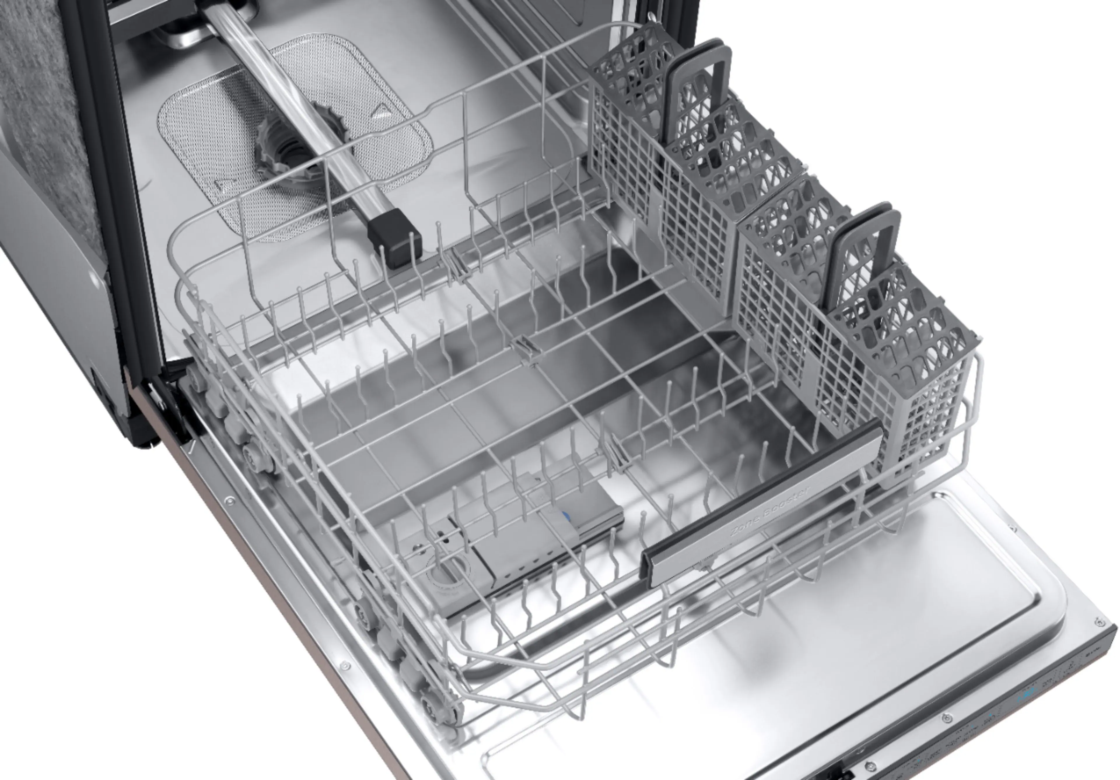 Alt View 17. Samsung - Linear Wash 24" Top Control Built-In Dishwasher with AutoRelease Dry, 39 dBA - Fingerprint Resistant Tuscan Stainless Steel.