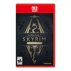 02 NINTENDO SWITCH. : AA S I t 3 I S sT RNO n The Elder Scrolls V SKYRIM ANNIVERSARY EDITION 2 7 MATURE 17+ M ESRB "Bethesda