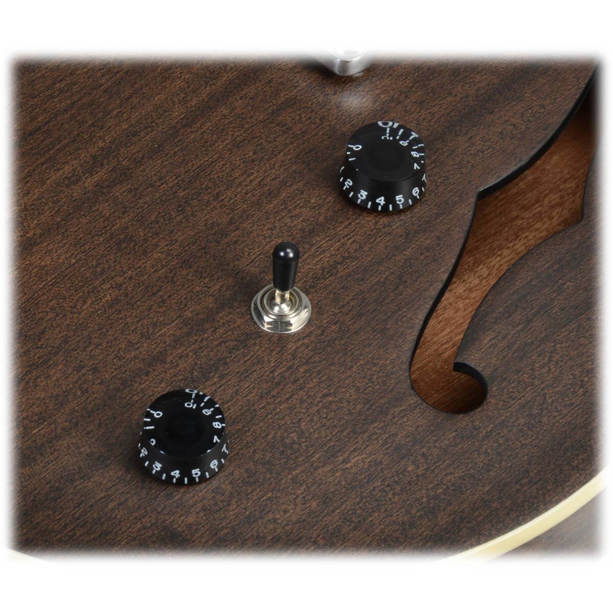 Alt View 2. Ibanez - Ibanez Artcore Series AS53 Hollow-Body Electric Guitar, Bound Rosewood Fretboard, Transparent Black Flat.