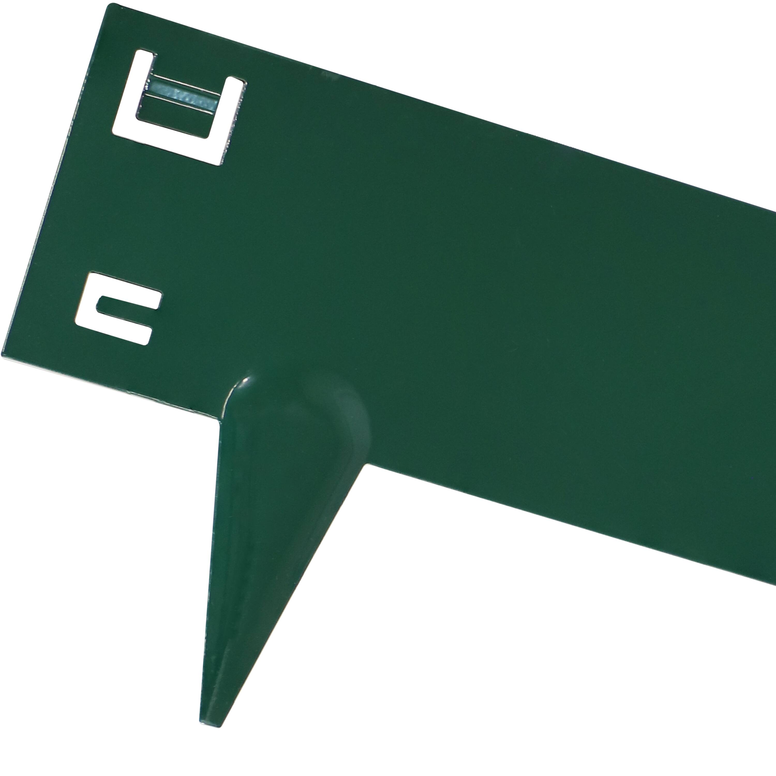 Alt View 8. Sunnydaze - 5-Piece Steel Garden Border Fence Set - 16 ft - Green.