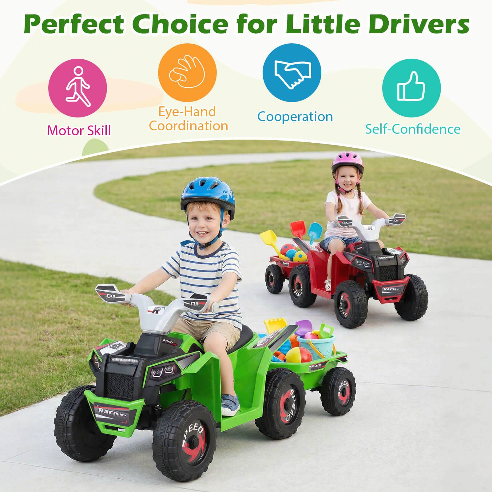 Perfect Choice for Little Drivers

- Motor Skill
- Eye-Hand Coordination
- Cooperation
- Self-Confidence