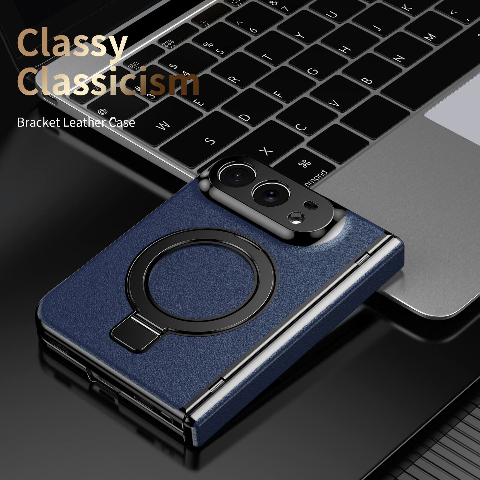 Classy Classicism  
Bracket Leather Case