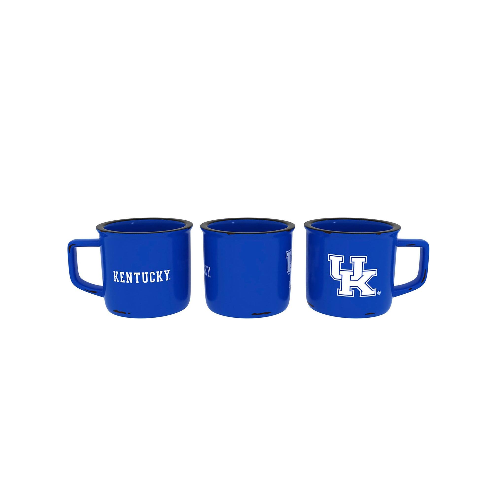 Alt View 1. Evergreen Enterprises - Kentucky Wildcats 14oz. Ceramic Camp Cup with Gift Box - Multicolor.
