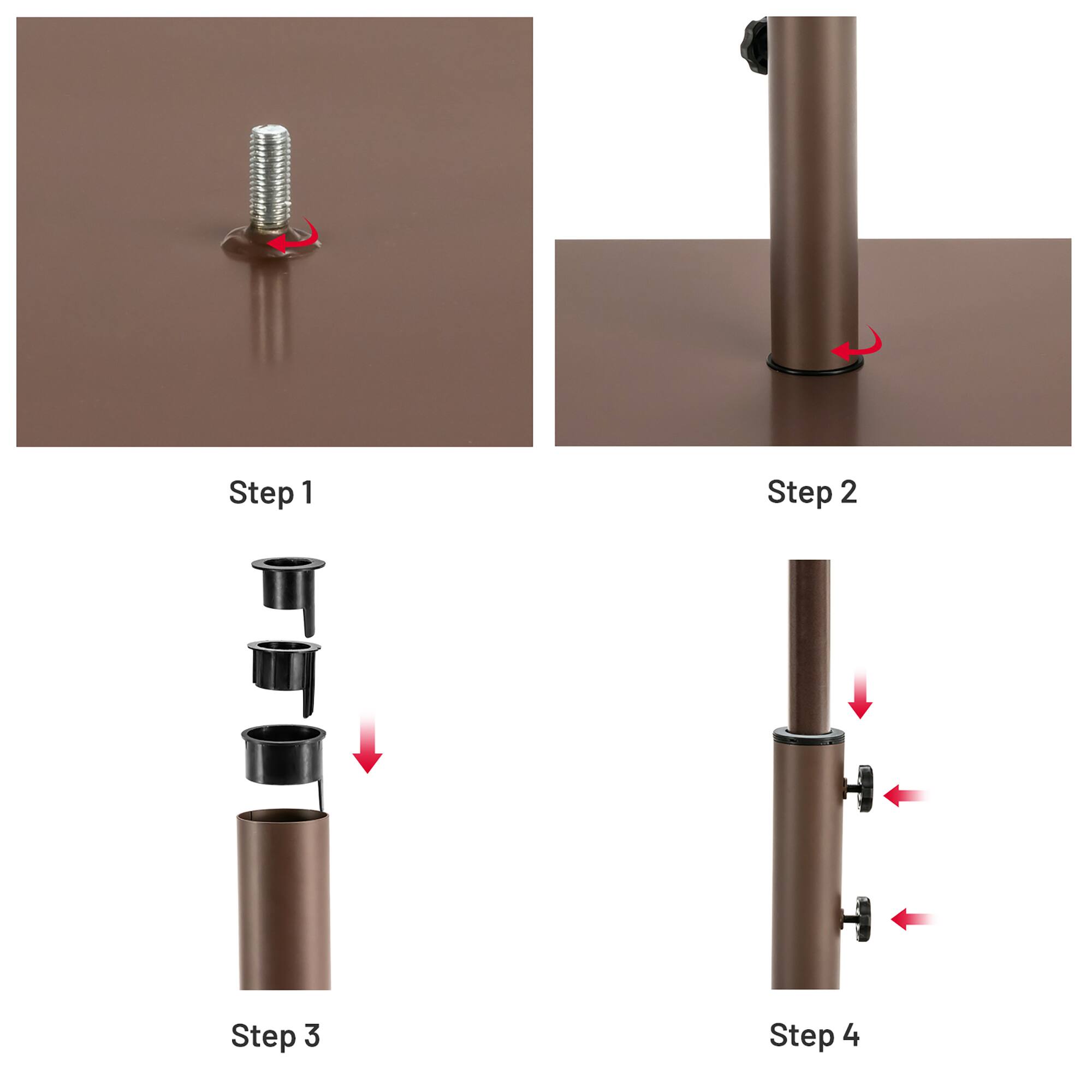 Step 1  
Step 2  
Step 3  
Step 4