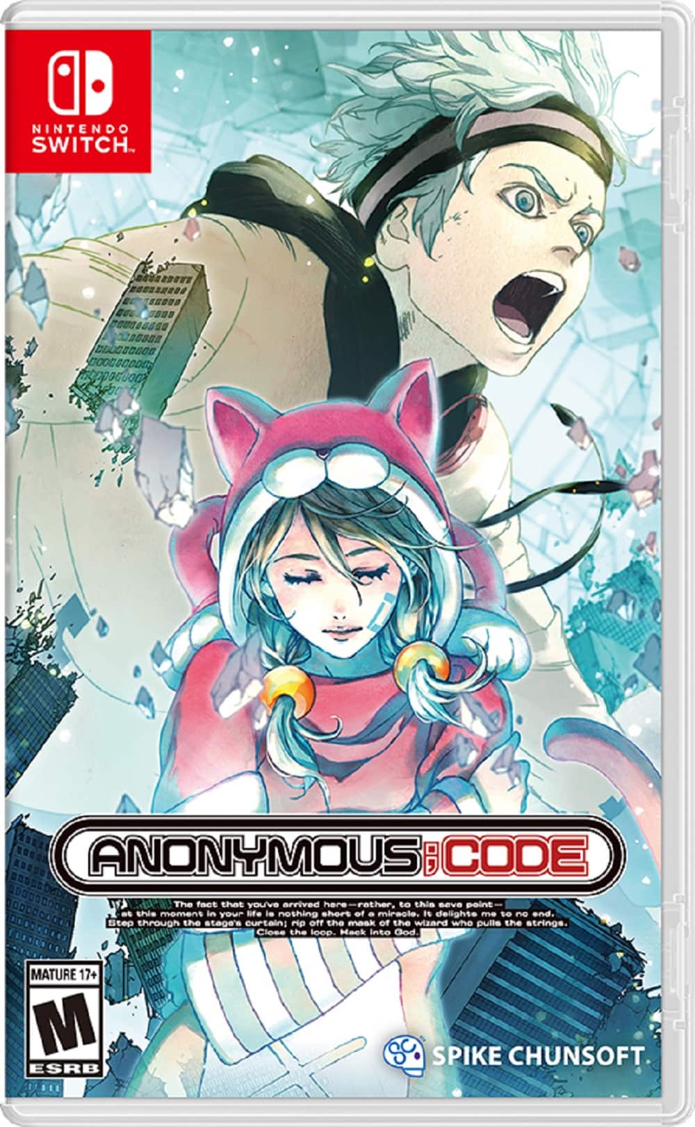 Front. Spike Chunsoft - ANONYMOUS;CODE SteelBook.