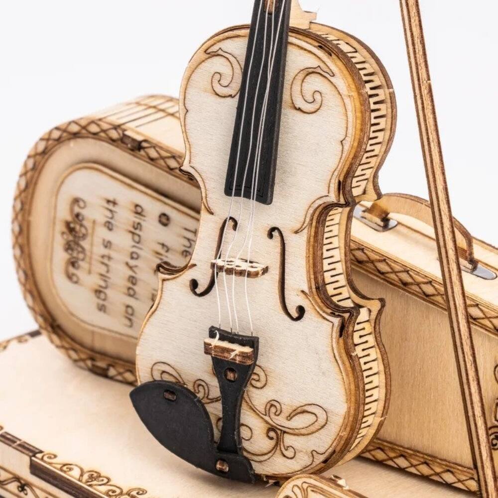 Back. 3D Puzzle - DIY 3D Puzzle - Violin Capriccio - 62 pcs.