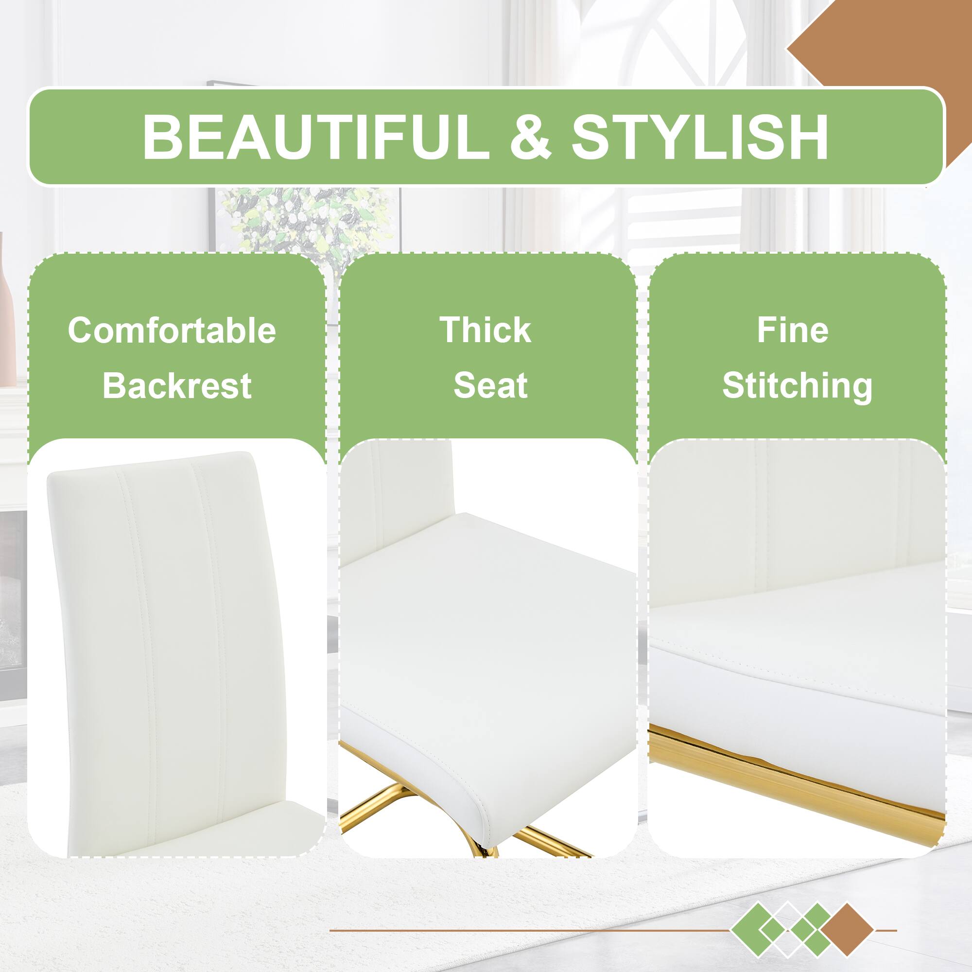BEAUTIFUL & STYLISH

- Comfortable Backrest
- Thick Seat
- Fine Stitching