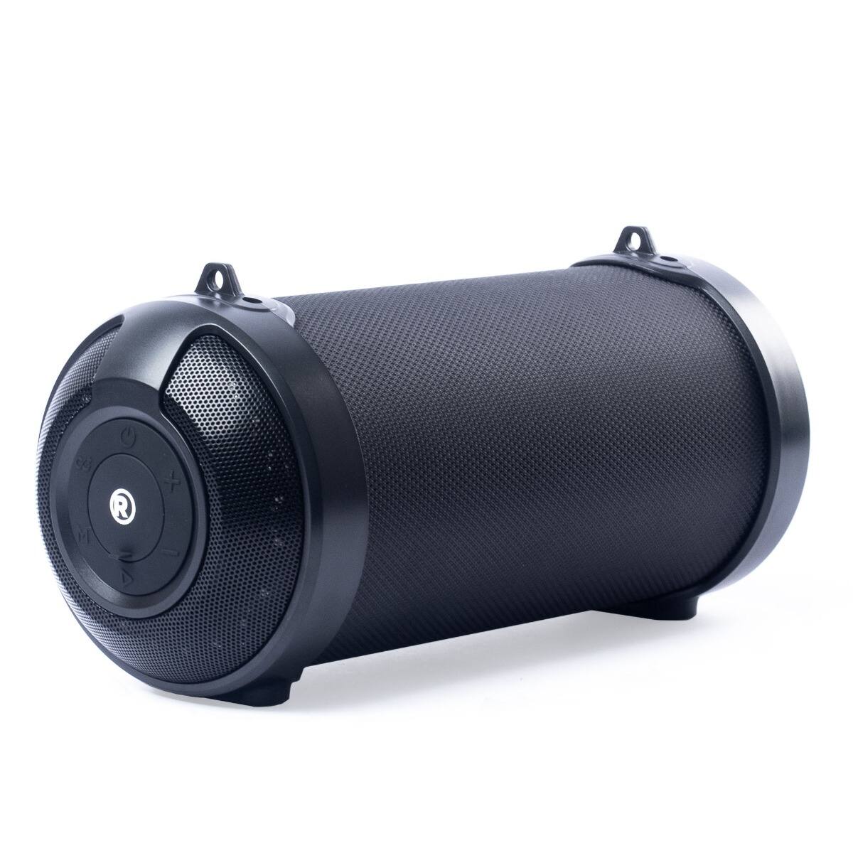 Alt View 2. RadioShack - Portable Bluetooth Speaker with Lights and FM 4001762 - Black.