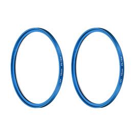 Unique Bargains - 72mm Ultra Slim Lens Filter 2pcs, Multi Coating Aluminum Circular Screw-in Protection for Photography