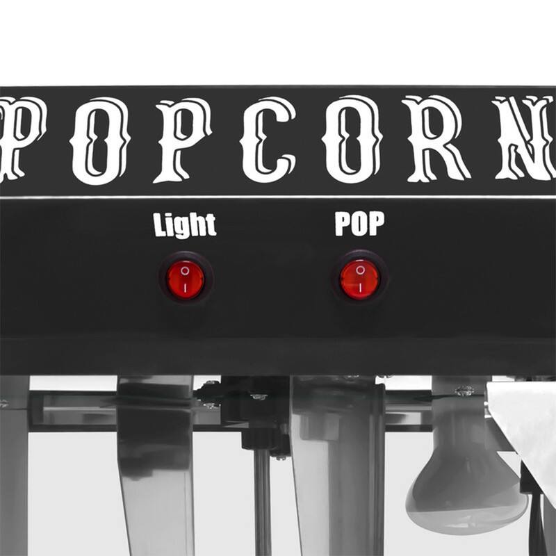 Wikistore 6 Oz Popcorn Machine Bar Style Popcorn Machine Popcorn Maker ...