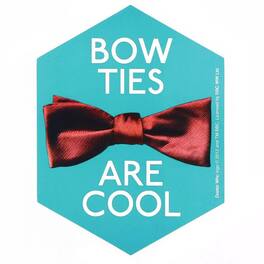 Seven20 - Doctor Who Sticker: Bow Ties Are Cool - Blue