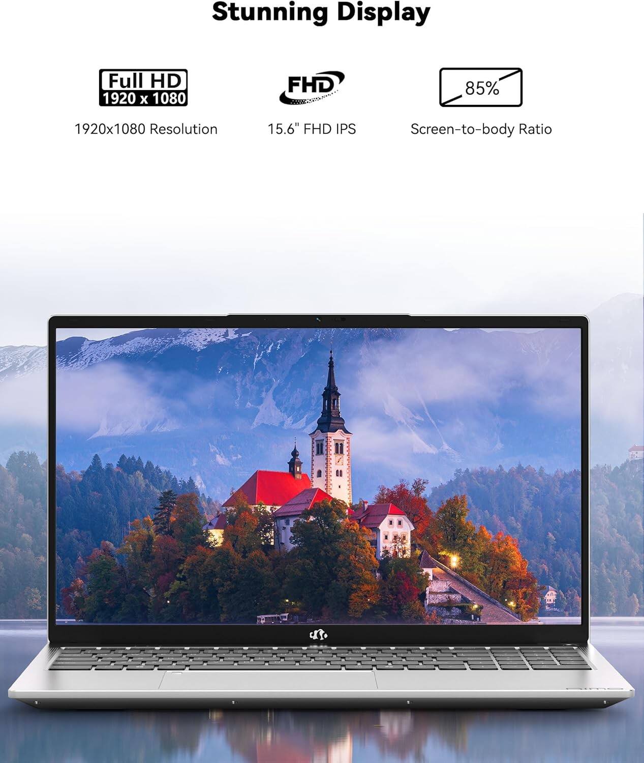 NIMO 15.6 FHD IPS Laptop Computer AMD Ryzen 5 32GB RAM 1TB SSD 3.7