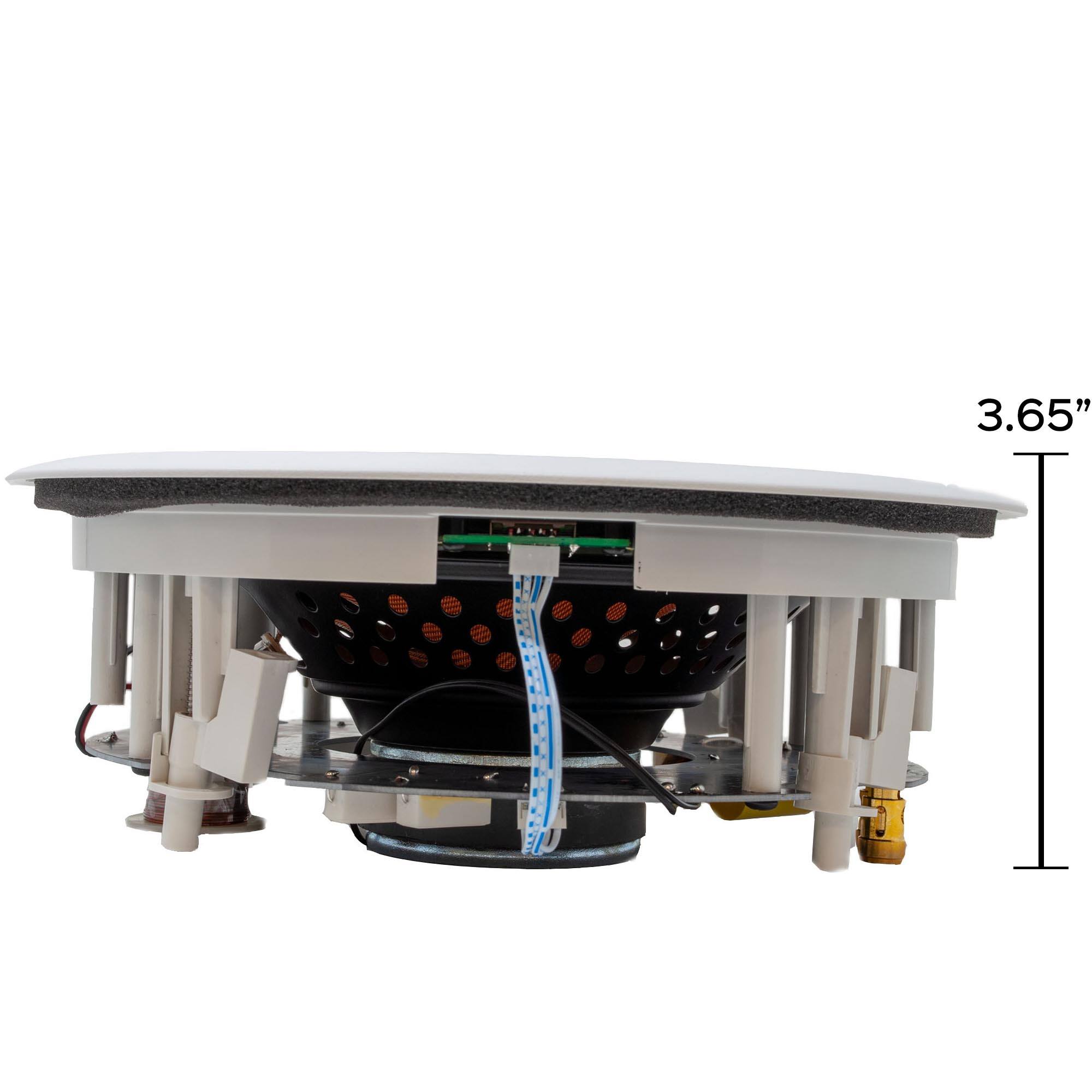 Alt View 3. Legrand - Legrand HT7800 7000 Series 8" In-Ceiling Speaker (Sold Individually) - Black/Gray.