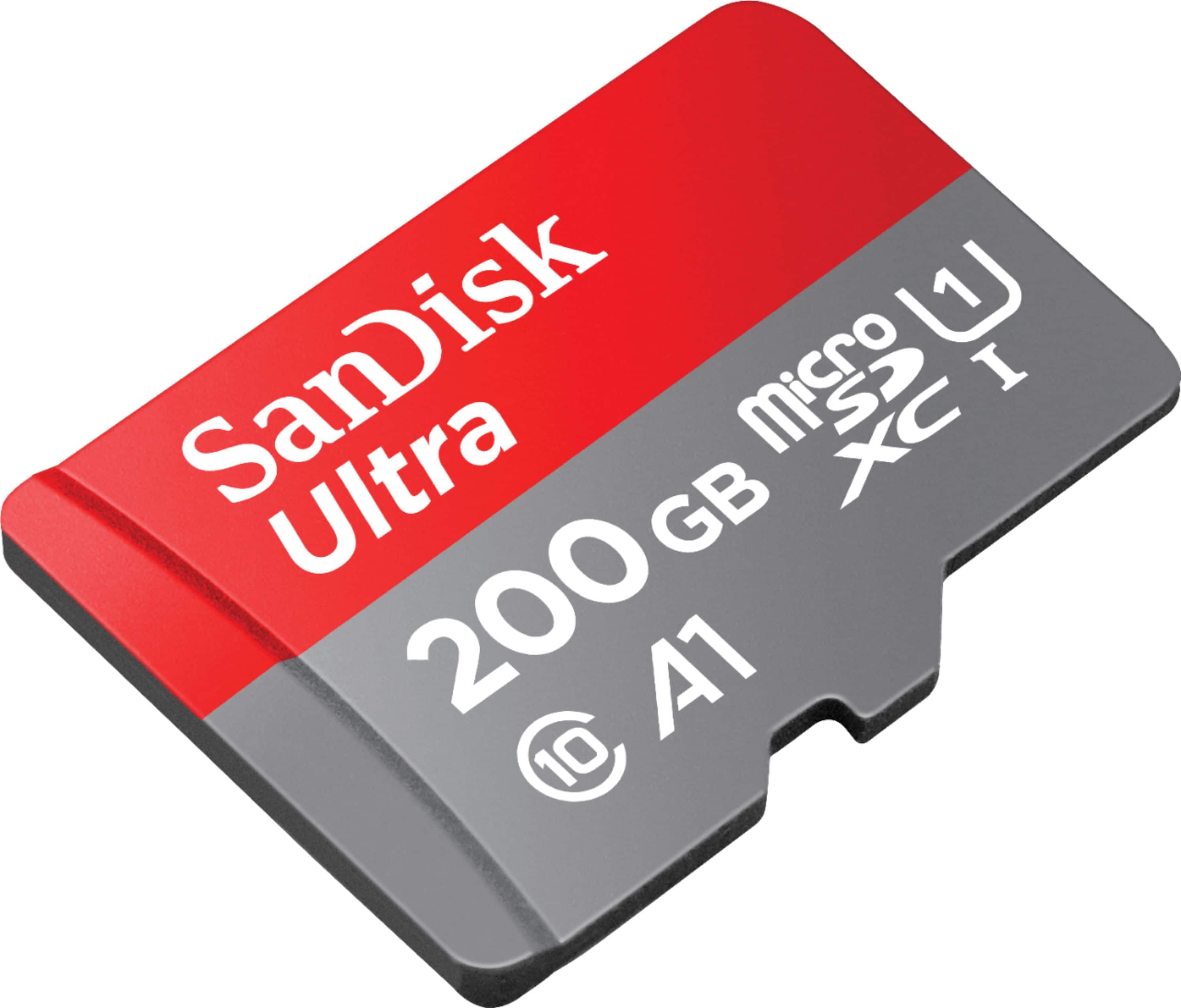 Alt View 11. SanDisk - Ultra 200GB microSDXC UHS-I Memory Card - Black.