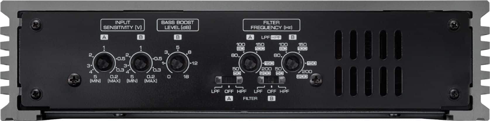 Alt View 11. Kenwood - Class D Bridgeable Multichannel Amplifier with Variable Crossovers - Black.