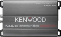 Kenwood - 400W Class D Bridgeable Multichannel Amplifier with Variable Crossovers - Gray - Front_Zoom
