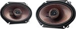Kenwood - 6" x 8" 2-Way Car Speaker - Black